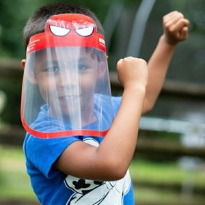 Kids face shields - "Spiderman"
